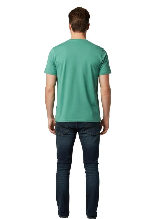 تايك تو تيشيرت بطبعة جرافيك مع أكمام قصيرة